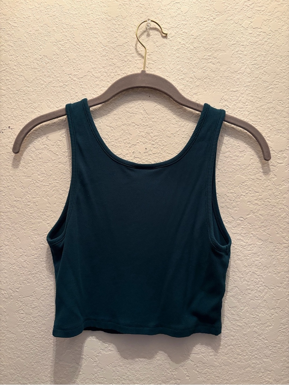 Comfrt Ribbed Contour Cropped Tank M Alpine - Picture 7 of 7